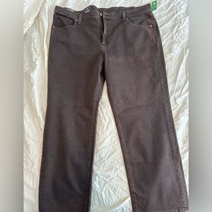 GAP Chocolate Mid Rise Loose Pants